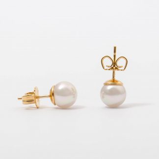 Brincos de pérolas Lyra Majorica 8mm