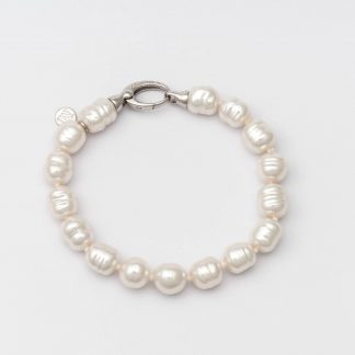 Pulseira de pérolas Barroca Majorica 19cm