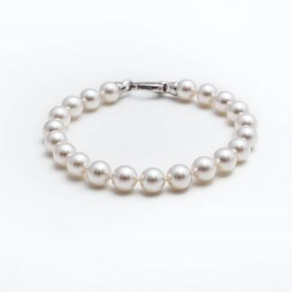 Pulseira de pérolas Majorica Clássica 6mm