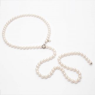 Colar de Pérolas Clip Clasp Majorica 90cm