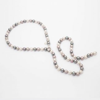Colar de pérolas Majorica Clip Clasp 8mm