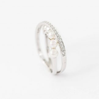Anel de Prata Exquisite Majorica 4mm