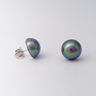 Brincos de pérolas Majorica Lyra Mabé 12mm